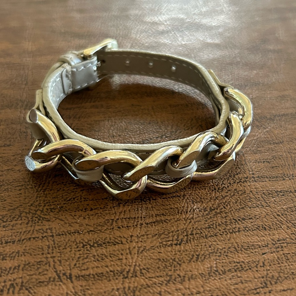 Burberry Leather Chain Bracelet